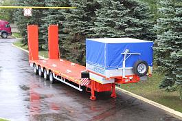 СПЕЦПРИЦЕП 9942L4 Р трал раздвижной, гидравлические трапы, оси Specpricep, ССУ 1350