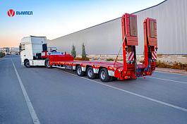 Полуприцеп трал KOMODO KMD3L раздвижной 3 оси г/п 47 800 кг